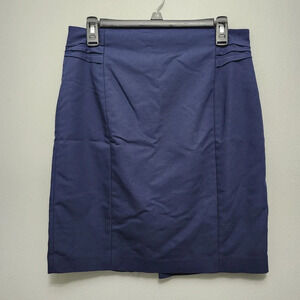 Express women's mini skirt size 10 navy blue fully lined
